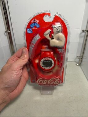 1998 Vintage Coca Cola Polar World Sealed Digital Watch